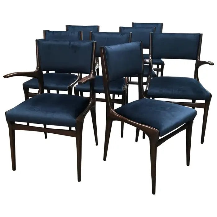 10 Mid-Century Modern Carlo de Carli Dining Chairs 1951