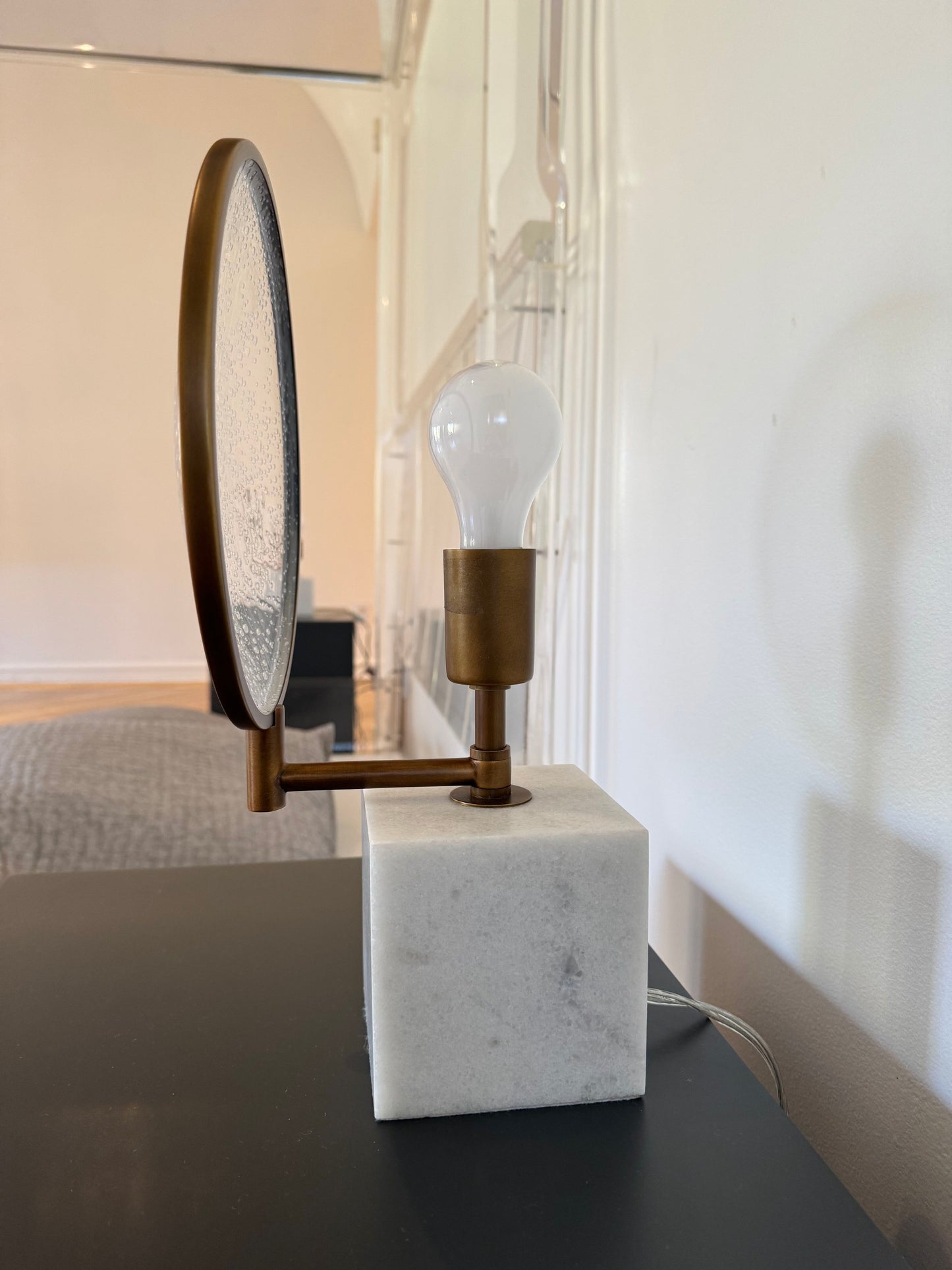 Pair of Fineas Accent Lamp by Robert Abbey