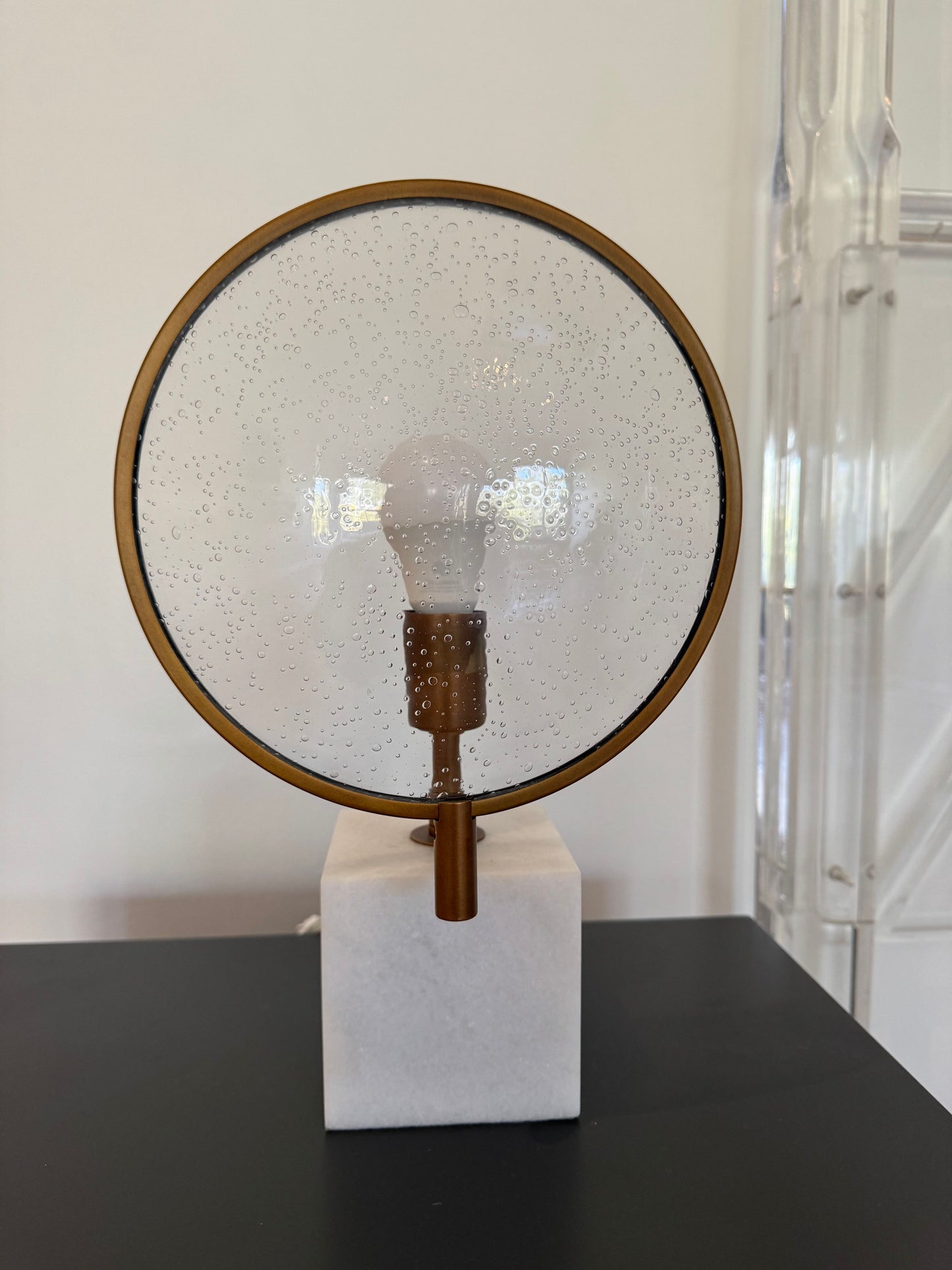 Pair of Fineas Accent Lamp by Robert Abbey