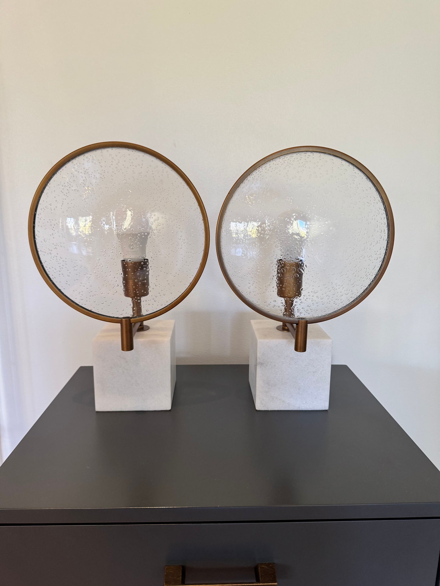 Pair of Fineas Accent Lamp by Robert Abbey