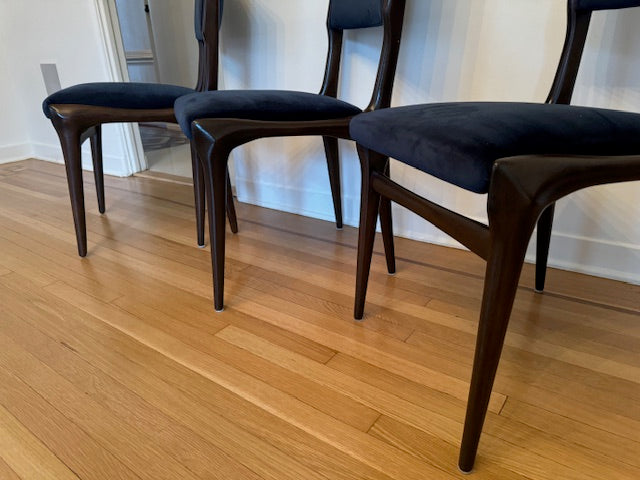 10 Mid-Century Modern Carlo de Carli Dining Chairs 1951