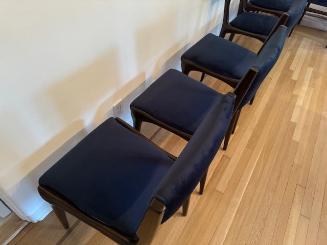 10 Mid-Century Modern Carlo de Carli Dining Chairs 1951