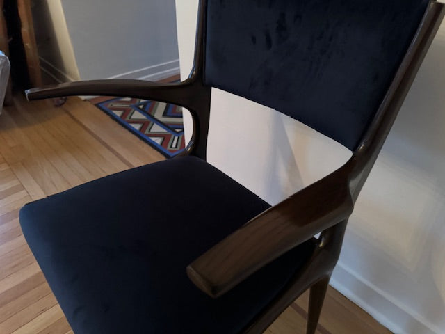 10 Mid-Century Modern Carlo de Carli Dining Chairs 1951