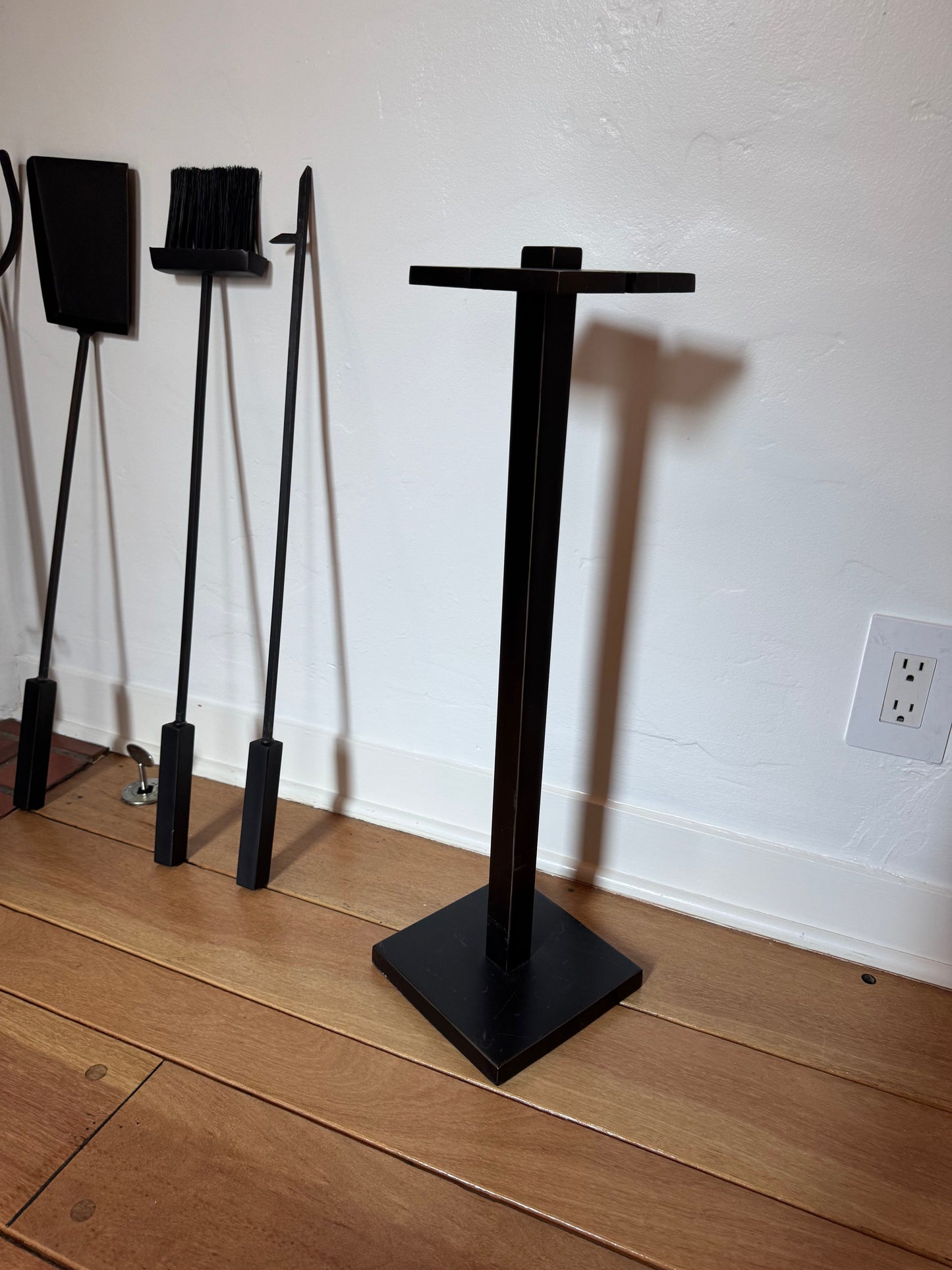 Fire Irons Set Matte Black Metal