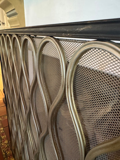 Mesh Fire Screen Mystic Gold with Vintage Finish