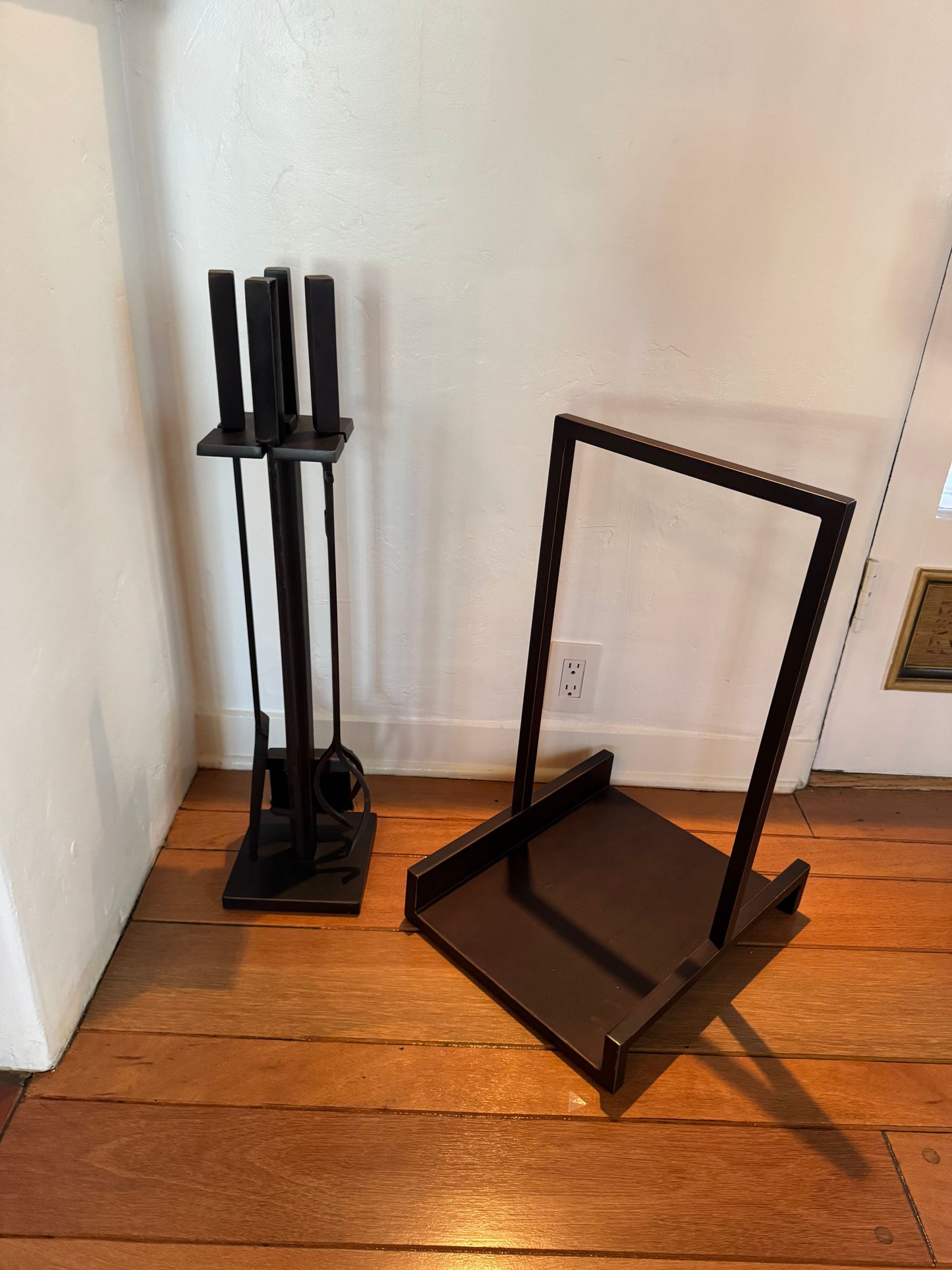 Fire Irons Set Blackened Bronze Finish