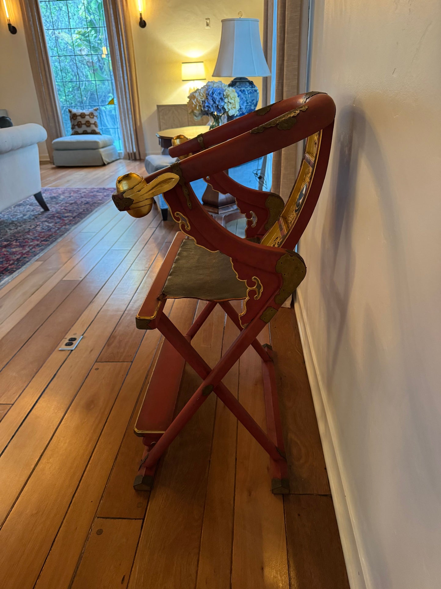 Japanese Horse Shoe Folding Chair