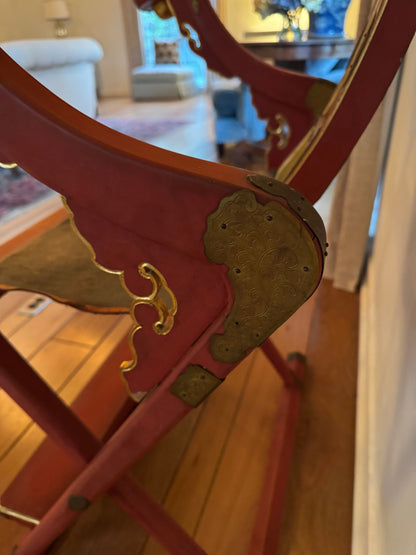 Japanese Horse Shoe Folding Chair
