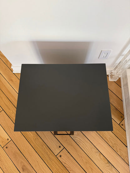 Pair of Crate & Barrel: Parke Charcoal Wood Kids Nightstand with Drawer