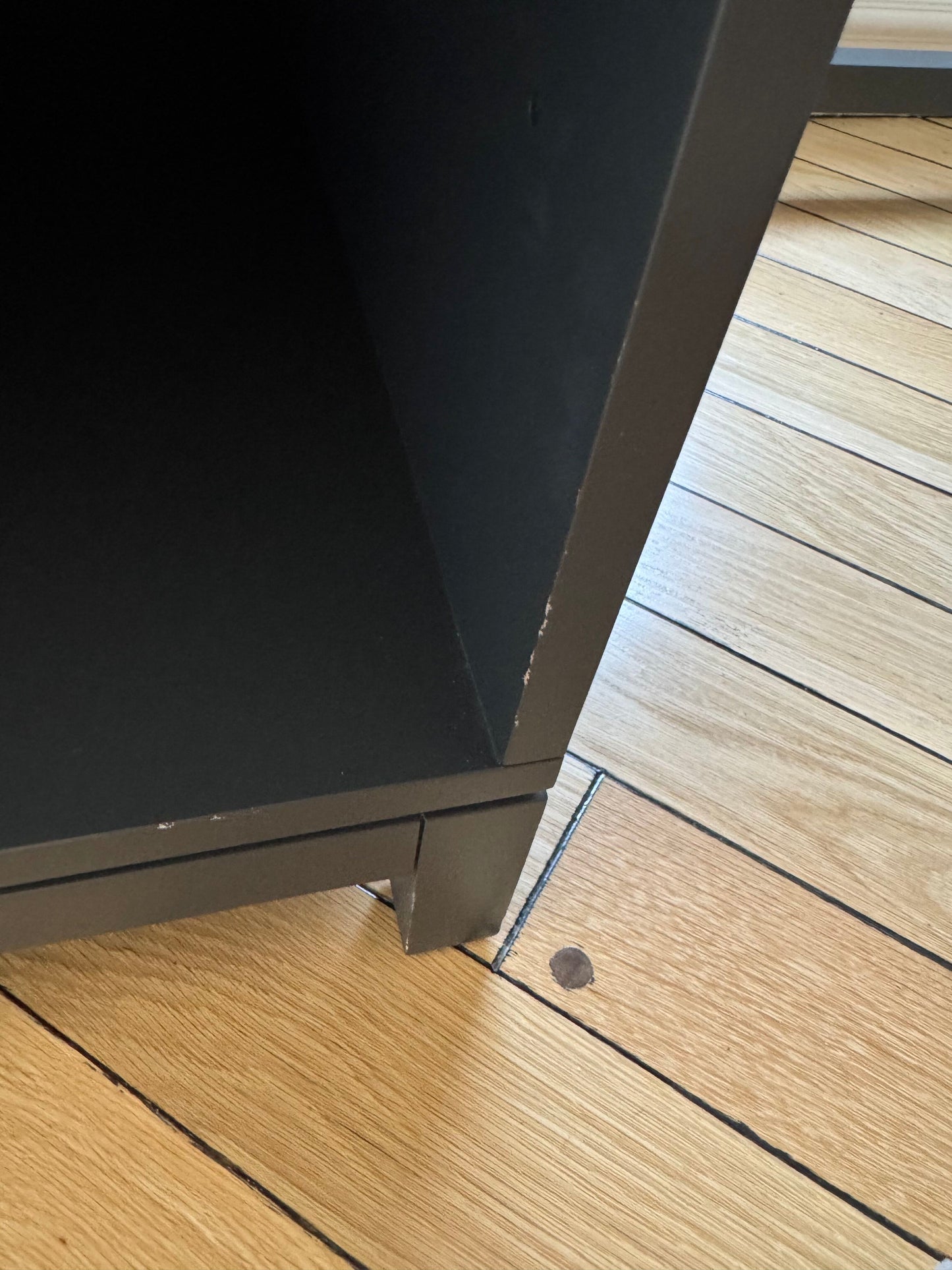 Crate & Barrel Parke Charcoal Desk