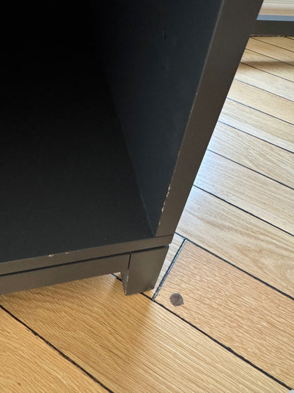 Crate & Barrel Parke Charcoal Desk