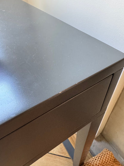 Crate & Barrel Parke Charcoal Desk