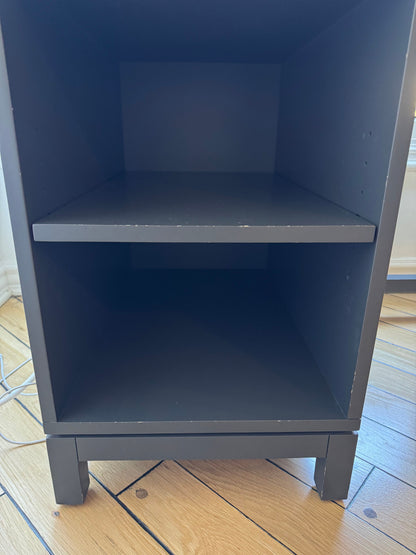 Crate & Barrel Parke Charcoal Desk