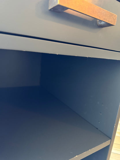 Crate & Barrel Parke Charcoal Desk