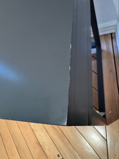 Crate & Barrel Parke Charcoal Desk