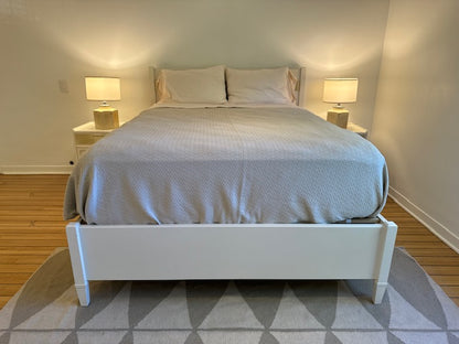 Crate & Barrel The Land of Nod White Bed Frame with Storage