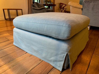 Restoration Hardware Upholstered Ottoman