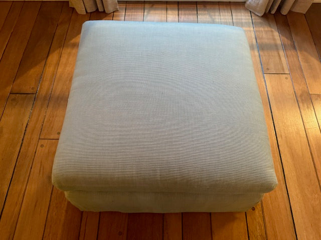 Restoration Hardware Upholstered Ottoman