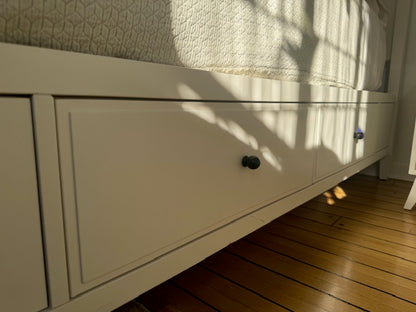 Crate & Barrel The Land of Nod White Bed Frame with Storage
