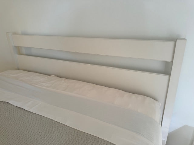 Crate & Barrel The Land of Nod White Bed Frame with Storage
