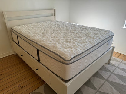 Crate & Barrel The Land of Nod White Bed Frame with Storage