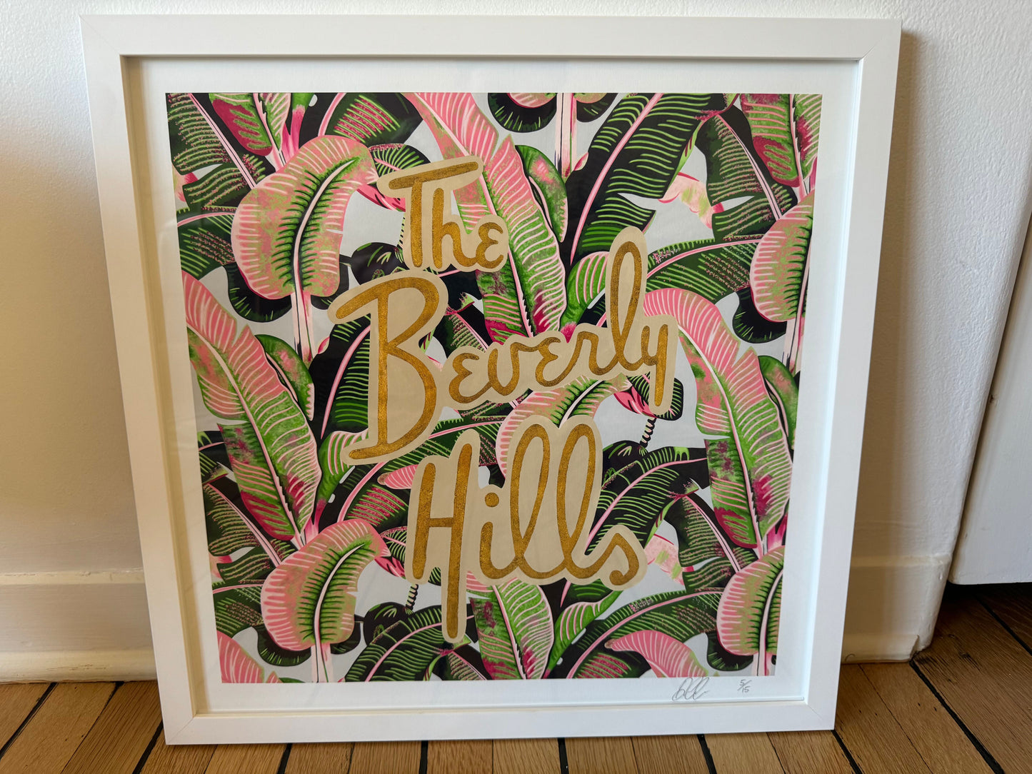 The Beverly Hills Lithograph Framed