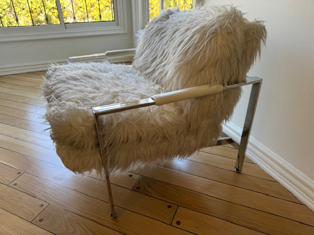 Vintage Milo Baughman Thayer Lounge Chair