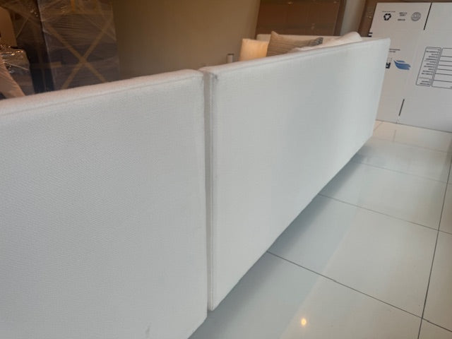 White Mitchell Gold + Bob Williams Sectional Sofa